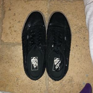 Sequined Authentic Vans